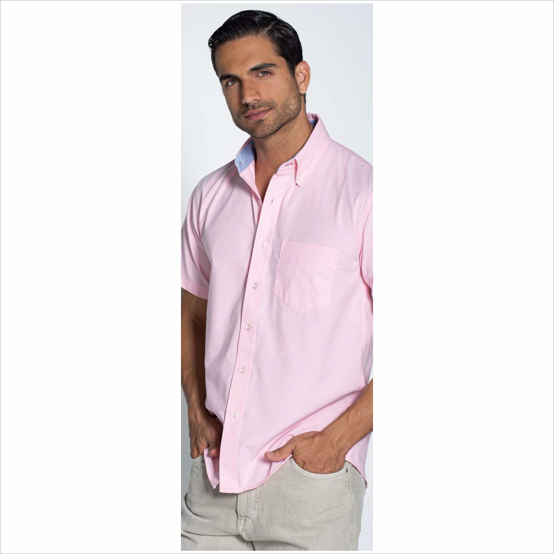 CAMISA OXFORD MANGA CORTA