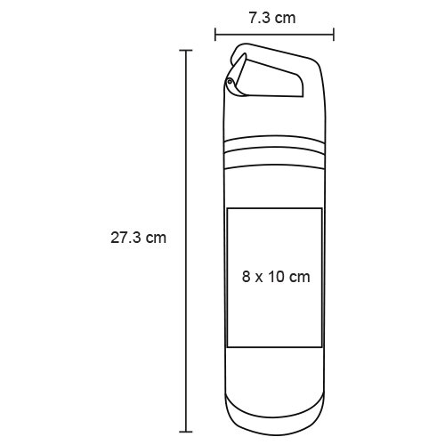TERMO INOXIDABLE 550ML MACROFT