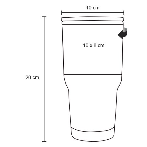 TERMO INOXIDABLE 870ML MACSIRN