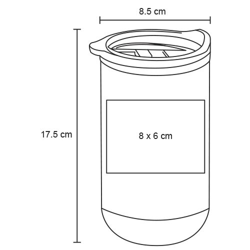 TERMO PLASTICO 600ML MACSOLM