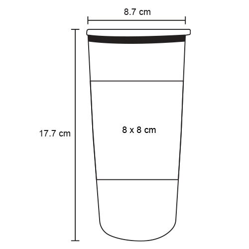 TERMO PLASTICO 500ML MACSVAL