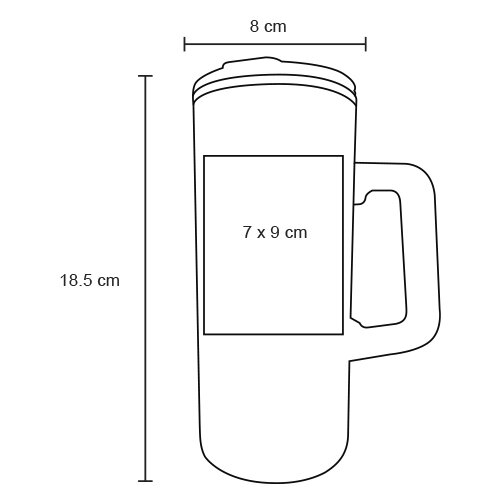 TERMO PLASTICO 500ML MACSYNE