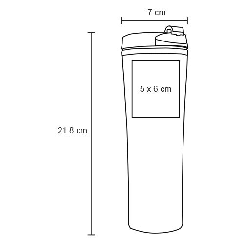 TERMO PLASTICO 450ML MACTELM
