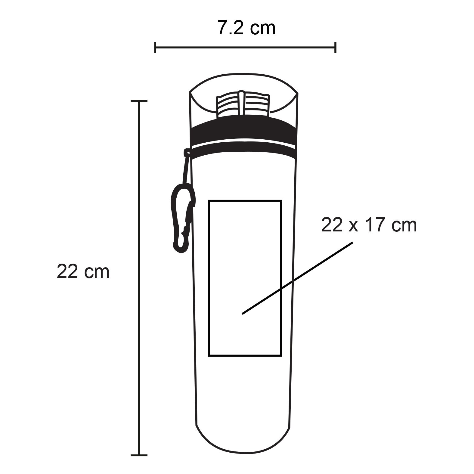 CILINDRO INOXIDABLE MACTOGE 800ML