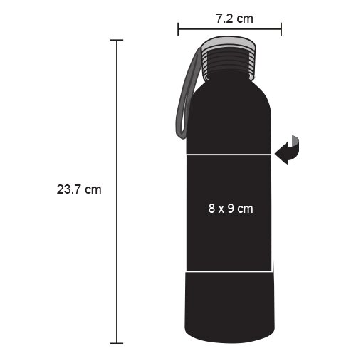 CILINDRO INOXIDABLE MACTOIN 800ML