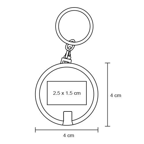 LLAVERO PLASTICO PACRUSE