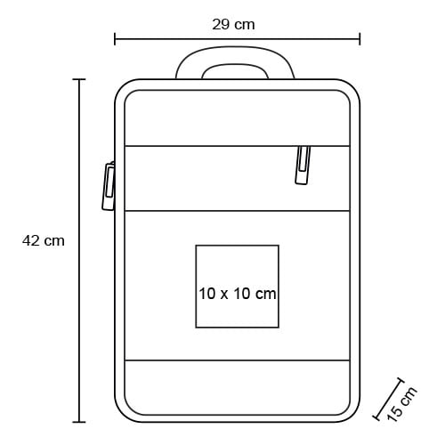 MOCHILA EJECUTIVA TELA SADRIT