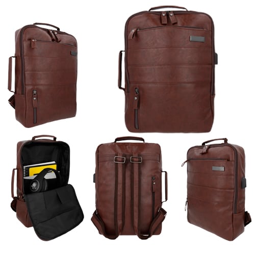 MOCHILA EJECUTIVA PIEL SADULP