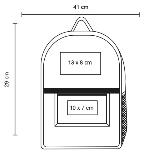 MOCHILA ESCOLAR TELA SAELCO