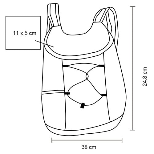 MOCHILA ESCOLAR TELA SAENYX