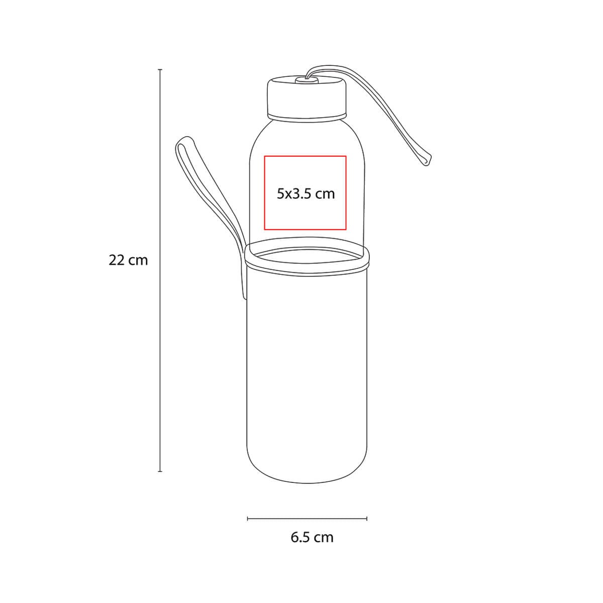 CILINDRO VIDRIO BOROSILICATO / NEOPRENO / ACERO INOXIDABLE TADUON