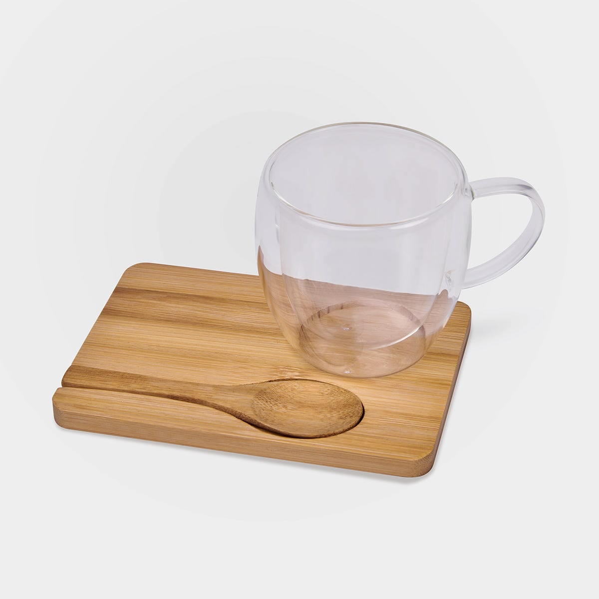 SET VIDRIO BOROSILICATO / BAMBU TAELGO