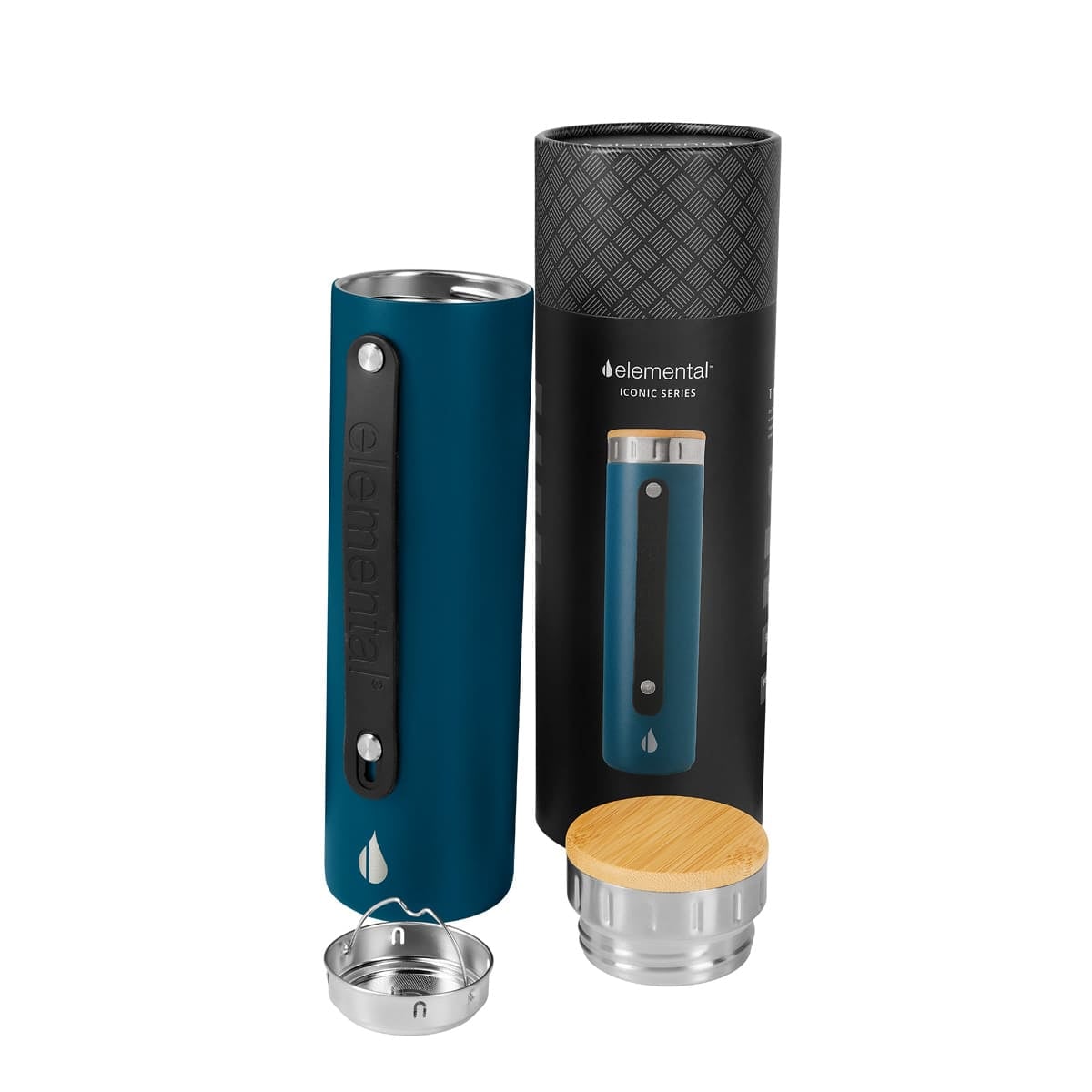 TERMO ACERO INOXIDABLE / BAMBU / SILICN VABUSE