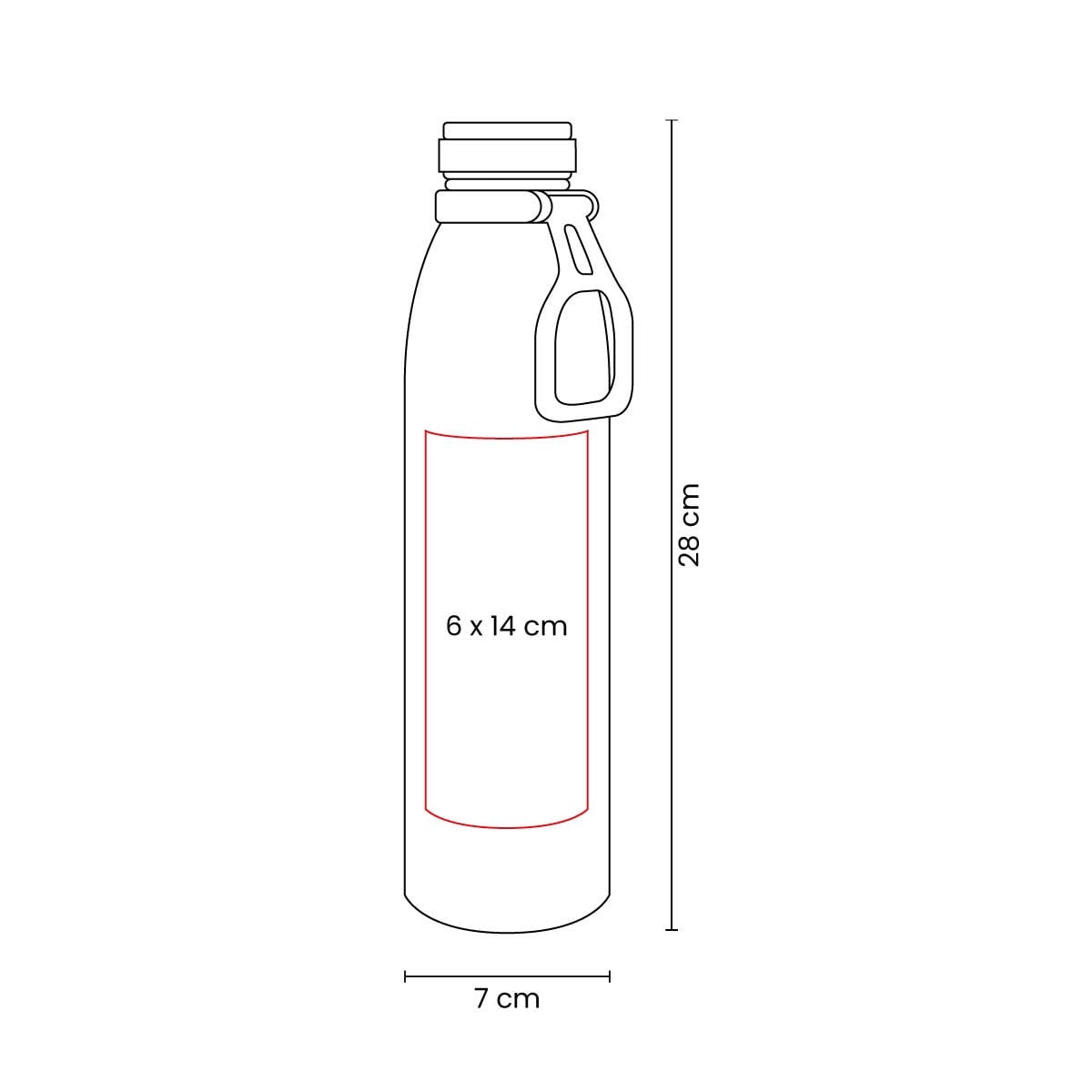 TERMO ACERO INOXIDABLE / PLASTICO / SILICN VABVAL