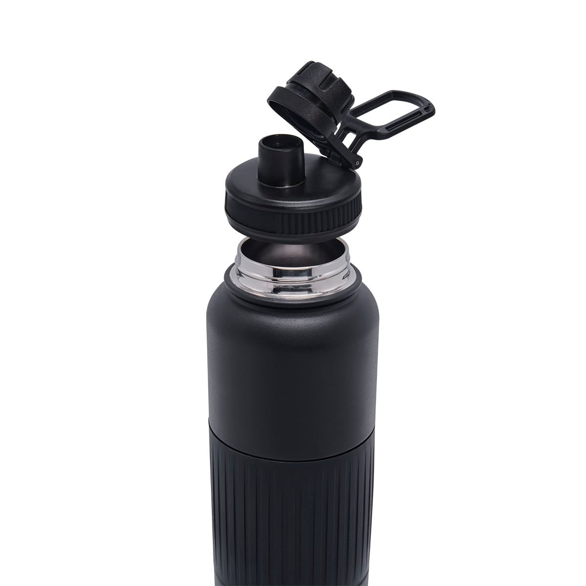 TERMO ACERO INOXIDABLE / PLASTICO / SILICN VACEDRA