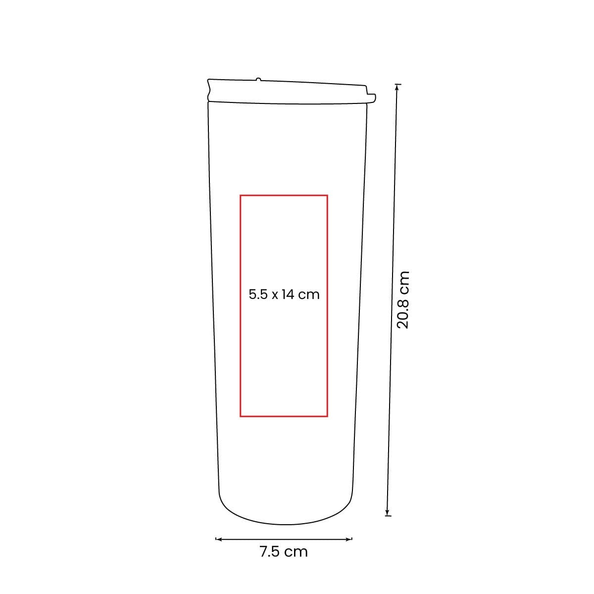 TERMO ACERO INOXIDABLE / PLASTICO VACEVRA