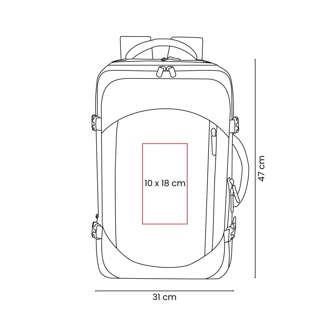 MOCHILA POLIÉSTER ZADQUI