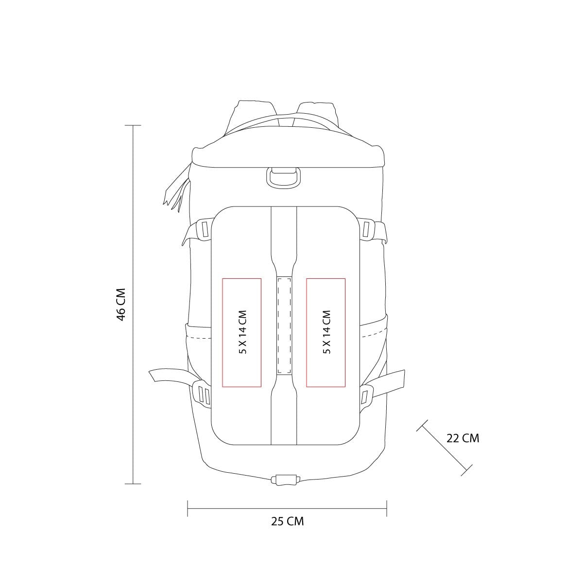 MOCHILA POLIÉSTER AADIVS