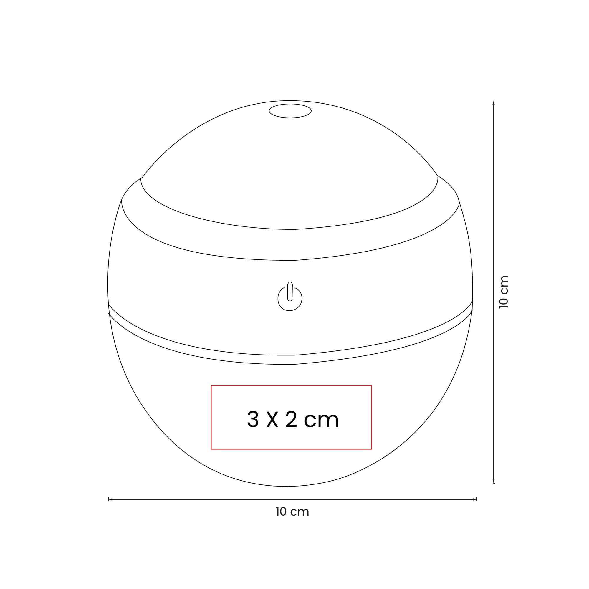 HUMIDIFICADOR PLASTICO IMITACIN MADERA BACLOYDE