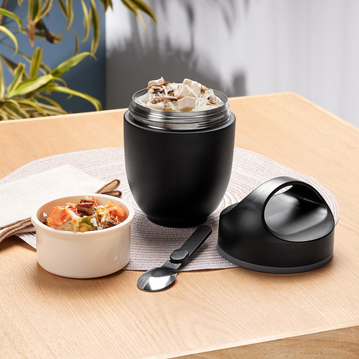 PORTAVIANDAS ACERO PLEGABLE 800ML DADPHE
