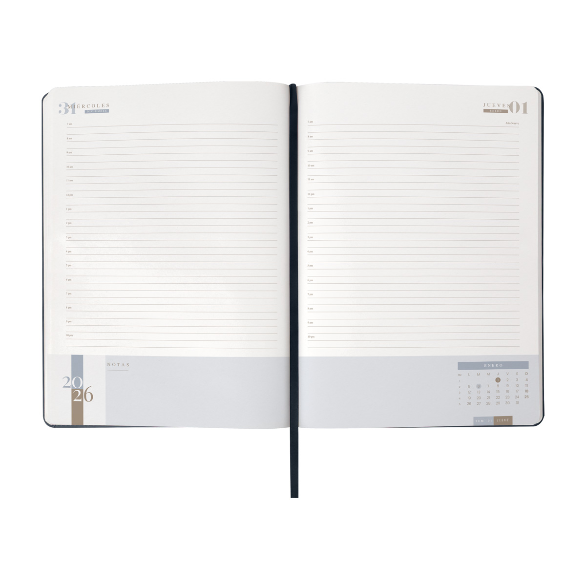 AGENDA DIARIA ULTRA 2026