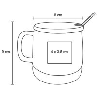 TAZA CERMICA MACTOSE 450ML