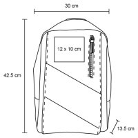 MOCHILA EJECUTIVA TELA SADONX
