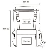 MOCHILA EJECUTIVA TELA SAEAND