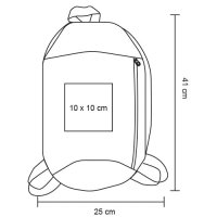 MOCHILA ESCOLAR TELA SAELLX