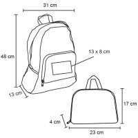 MOCHILA ESCOLAR TELA SAEOLCO