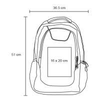 MOCHILA ESCOLAR TELA SAEOLM