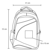 MOCHILA ESCOLAR TELA SAEOLT