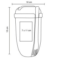 VASO POLIPROPILENO 800ML TACNUELM