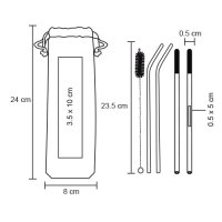 SET ACERO INOXIDABLE TACORVY