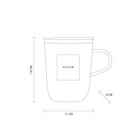 TAZA ACERO INOXIDABLE / PLASTICO TAELCO