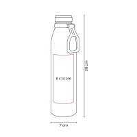 TERMO ACERO INOXIDABLE / PLASTICO / SILICN VABVAL