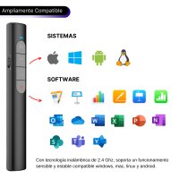 PRESENTADOR INALMBRICO USB RECARGABLE MACLURV