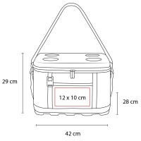 HIELERA COLAPSABLE KALET 48 latas
