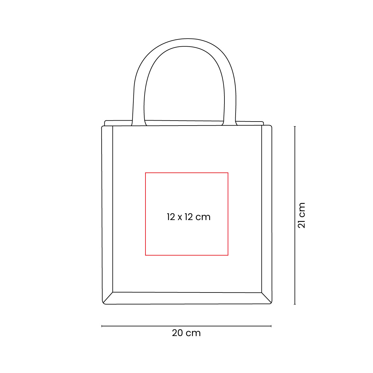 BOLSA TOTE BAG MINI TRAZIC