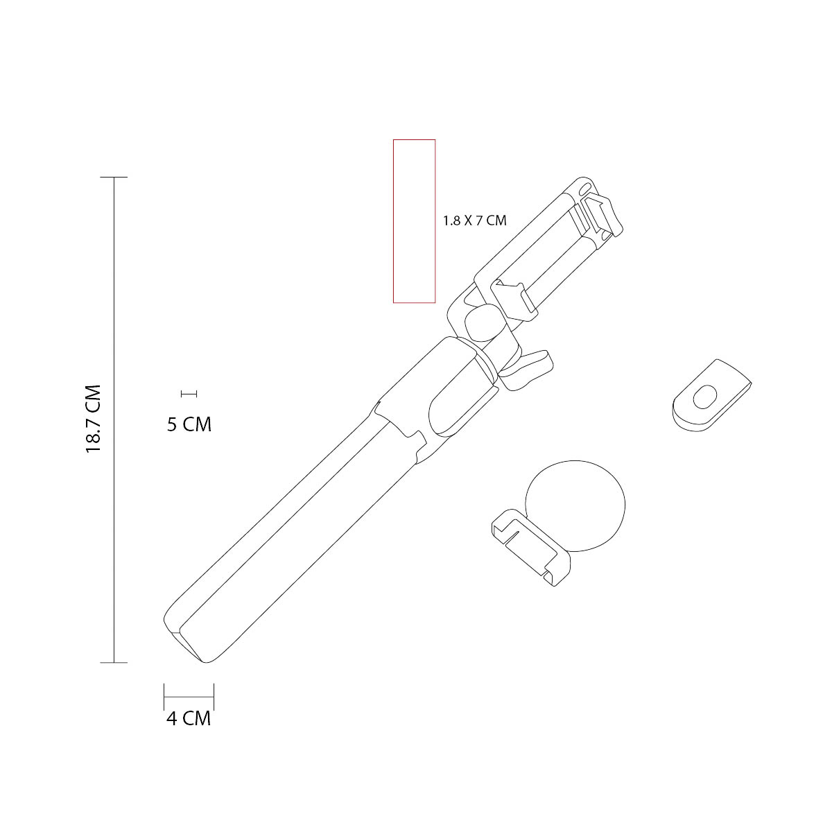 SELFIE SOPORTE STICK LITE
