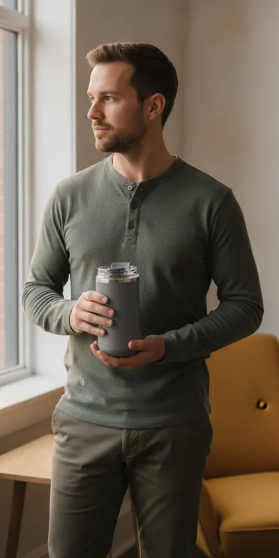 TERMO ACERO 400ML MACSEVO
