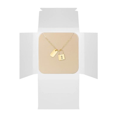 COLLAR CHAPA DE ORO ZAEYRE